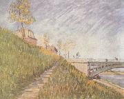 Banks of the Seine wtih the Pont de Clichy (nn04)